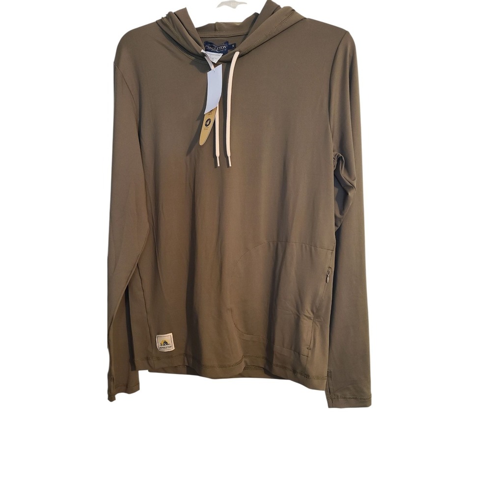 Pendleton Swift Original Brand Olive Green Hooded Shirt Mens S‎ Light Wear